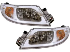 INTERNATIONAL TRUCK 8500 8600 2012 2013 2014 HEADLIGHTS FRONT HEAD LAMPS PAIR