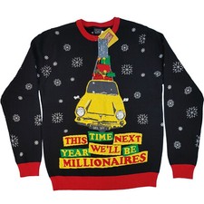 Only Fools & Horses Xmas Millionaires Jumper Knitted Sweater Adult M Mens Womens