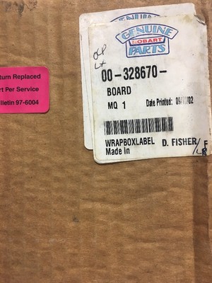 Scheda Di Controllo Hobart 00-328670 Per Lavastoviglie Serie LX40 – Nuova, Made In USA
