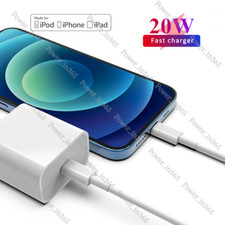 For iPhone 12 13 14 Pro Max XR iPad Fast Charger 20W PD Power Adapter USB-C Plug