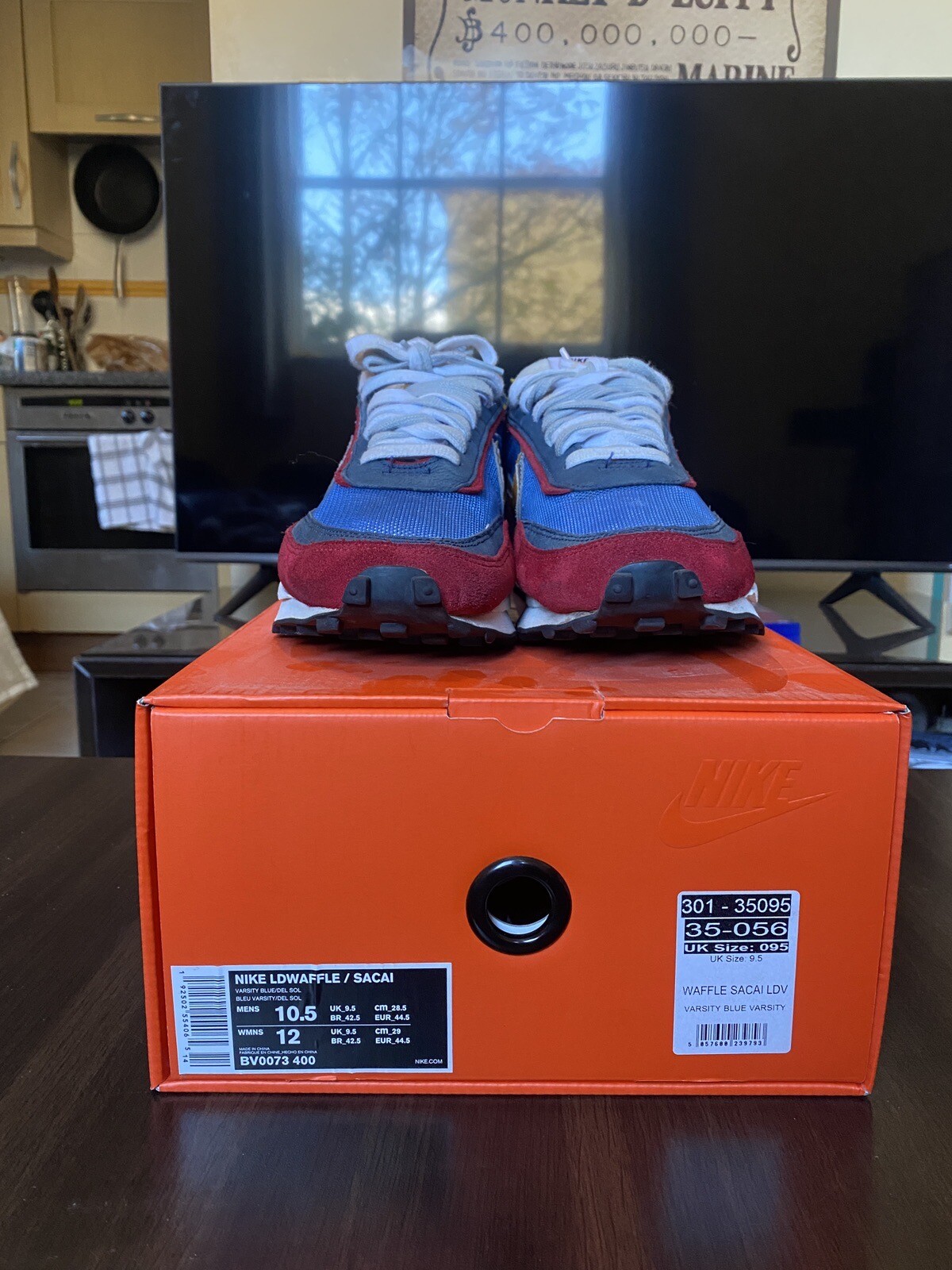 SACAI X NIKE Nike Ld Waffle X Sacai UK 9 5