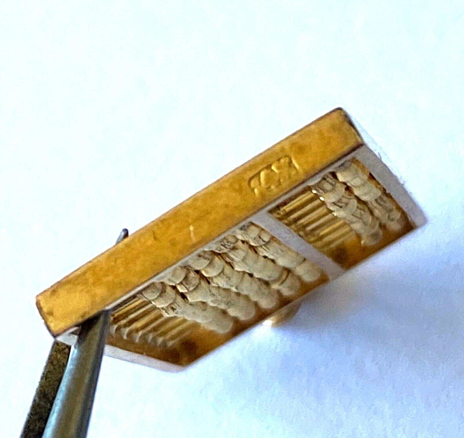 Solid 14K Yellow Gold Working Abacus Moveable Bea… - image 12