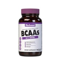 120 Count BCAA Capsules 411 Ratio L Leucine Isoleucine Valine Vegan Non GMO