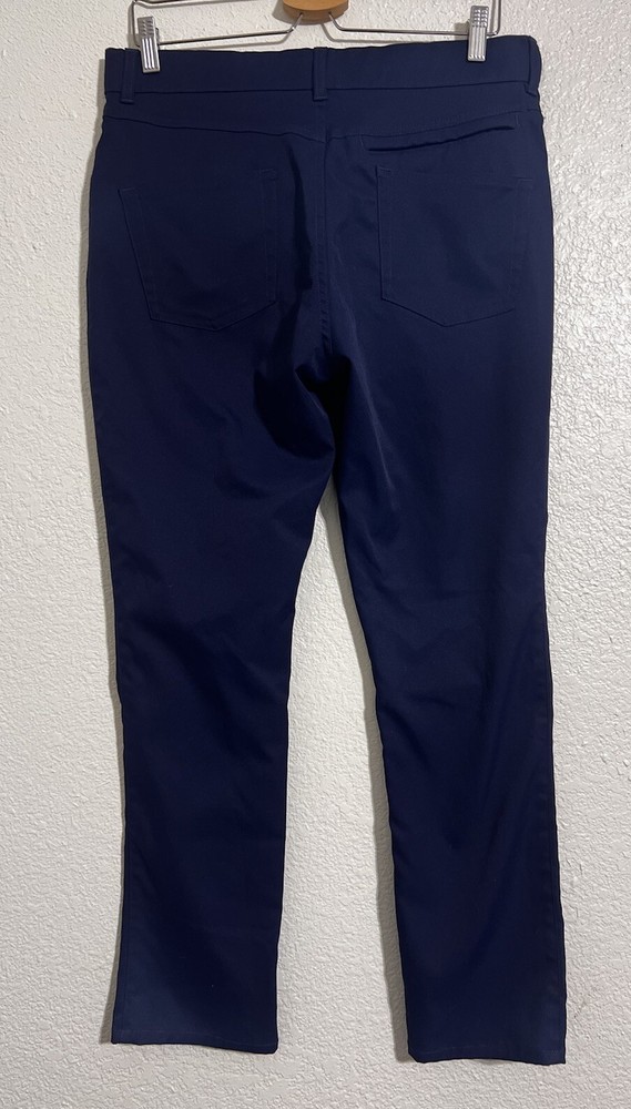 Bolle Blue Golf Performance Mens Pants with Back Pockets Size 32x30