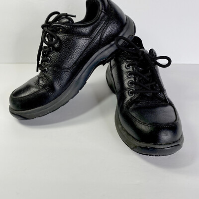 Dunham Mens Black Waterproof Tie Shoes 8D
