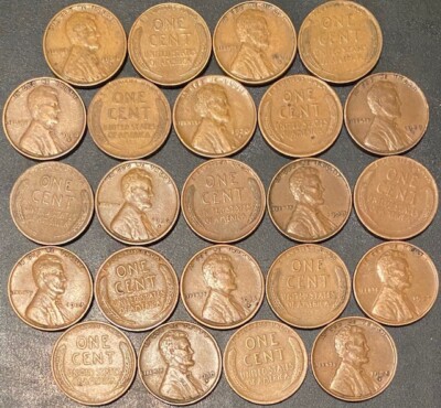 Nineteen THIRTIES     (1930-PDS-1940-PDS) (27) DIFFERENT MIDDLE-GRADE LINCOLNS