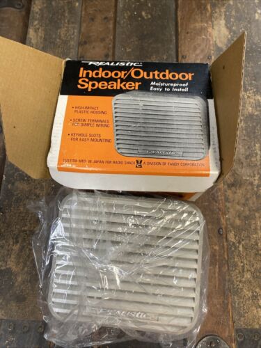 Altavoz interior/exterior realista vintage 40-1227-NOS-Envío gratuito - Imagen 2 de 3