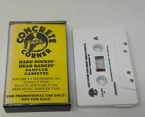 Concrete Corner Volume 4 Cassette Tape Primus Morbid Angel Bogeymen Death 1991
