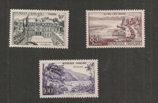 SÉRIE TOURISTIQUE  1959 YT 1192 1193 1194 cote 45€ neufs sans charnière
