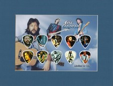 Eric Clapton Matted Picture Guitar Pick Set Limited Cream Yardbirds