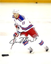 New York Rangers John Moore Autographed Signed 8x10 Photo COA B