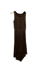 H&M brown tank dress with high low bottom. Size 4