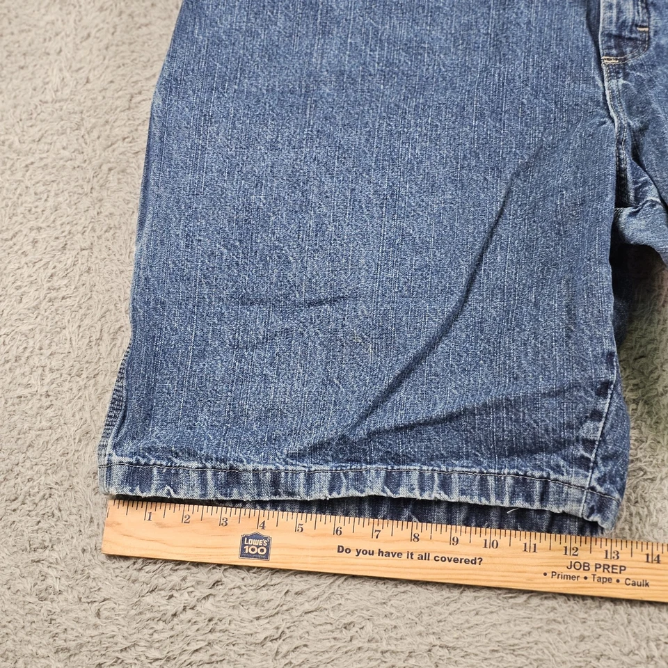 Wrangler Carpenter Denim Shorts Mens 46 Relaxed Fit Utility Pockets Workwear - Image 2 of 4