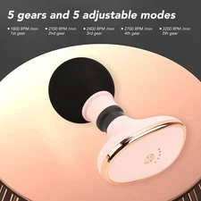 Mini Massager 5 Gears Vibration Relax Muscles Relieve Fatigue Palm Size Portable