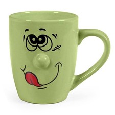 TAZZA PER COLAZIONE FACCE DIVERTENTI 315ML ASSORTITO