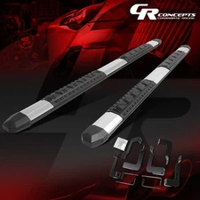 FOR 07-19 SILVERADO/SIERRA CREW CAB 5"ALUMINUM SIDE STEP NERF BARS RUNNING BOARD
