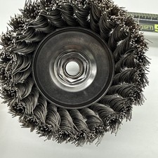 Weiler 12316 4" Single Row Wire Cup Brush .023, 5/8"-11 A.H. (SR-4)