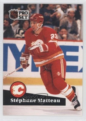 1991-92 Pro Set French Stephane Matteau #27 0b3