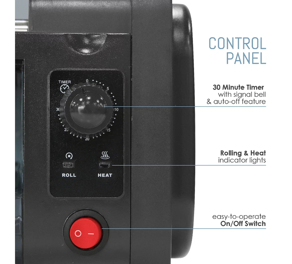 Horno tostador y rodillo Elite Cuisine Hot Dog Foto 2 de 4