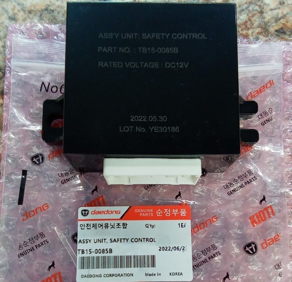 NEW Genuine Safety Control Unit Replaces Kioti Part Number TB15-0022A ...