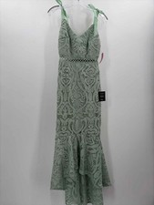 Pre-Owned Lulus Green Size Small Maxi Sleeveless Dress