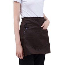 Grembiule da cucina Culinary Essential regolabile nero progettato per adattarsi a tutti