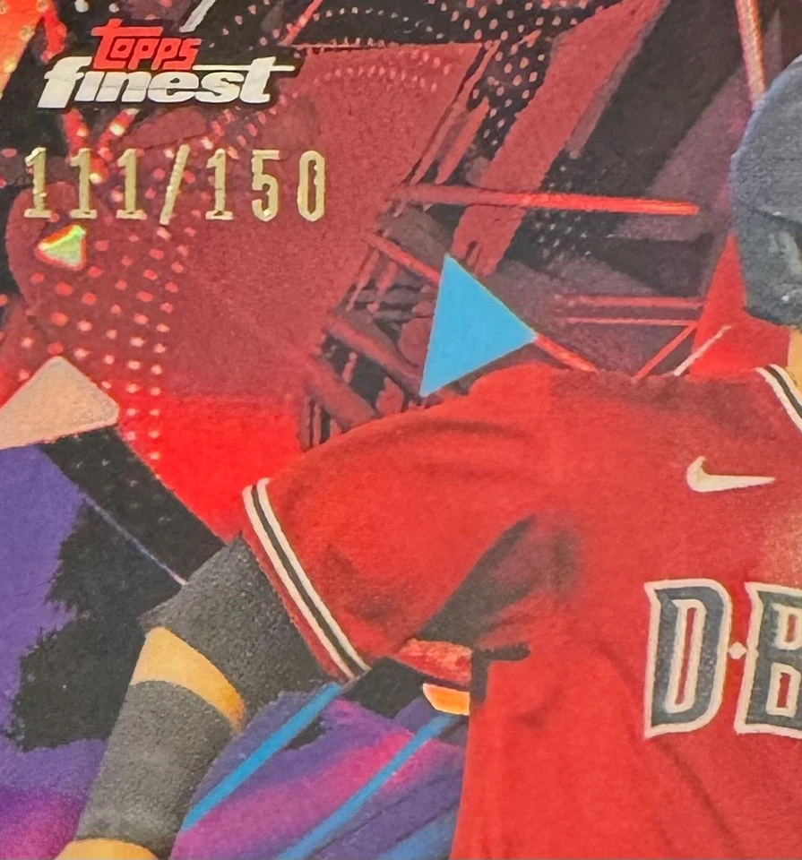 2021 Topps Finest DAULTON VARSHO Rookie Auto Blue Refractor Parallel /150 #FA-DV - Image 2 of 4