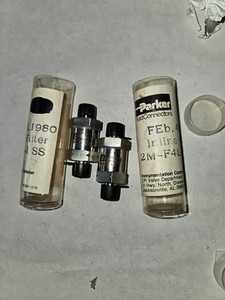 2 SS Parker F series Inline Filter 1/8" npt 1 Micron 5000psi