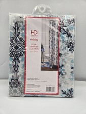 Shower Curtain PEVA Vinyl snowflake Printed 70x72 NEW