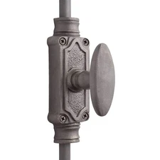 Signature Ironmongery Stepney Door Iron Cremone Bolt 9 feet Antique Iron Finish