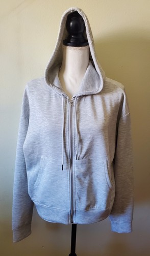 Manifest Offline Damen XL weicher Hoodie durchgehender Reißverschluss Langarm Taschen - DEFEKT/GRÖSSE - Bild 1 von 13