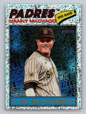 2026 Topps Heritage - Padres - Manny Machado Silver Sparkle - #143