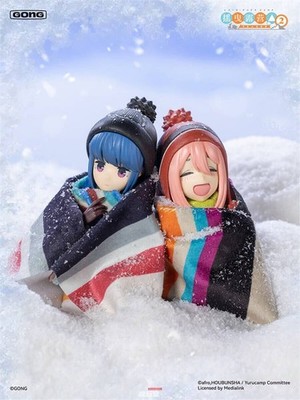 Laid-Back Camp Rin Shima & Nadeshiko Kagamihara Figurenset 1/8 GONG Studio Neu