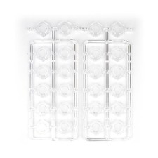 Mantic DreadBall Dreadball Hex Bases - Clear New