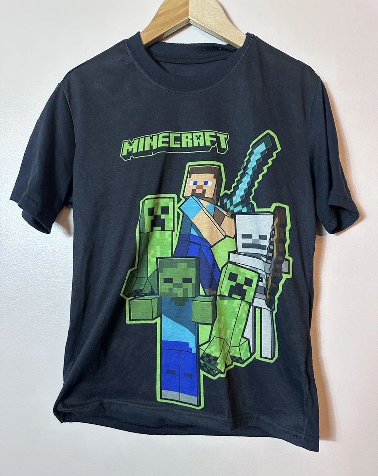 Lot 13 Long Sleeve T shirts Boys Size 10 12 Jordan Puma Ralph Lauren Minecraft - Image 4 of 4