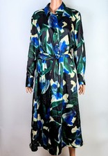 MANGO Women's Green Long Sleeve Shirt Dress size 8