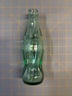 Vintage 6 oz Coca-Cola Bottle Embossed Green Hobbleskirt Very Good Condition