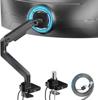 Ares Wing Ultrawide Monitor Arm With USB Ports GDT1004UCBK