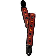 PRS 2" Jacquard Deluxe Retro Guitar Strap Blue Birds