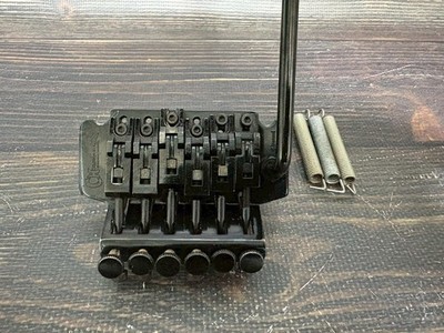 Charvel FLC-101 Floyd Rose License Tremolo Bridge Black TAKEUCHI TRS w/Arm Bar