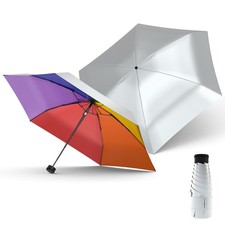 Mini Travel Umbrella 39/42 Inch - Compact, Quick Dry  UV Protection with Por...