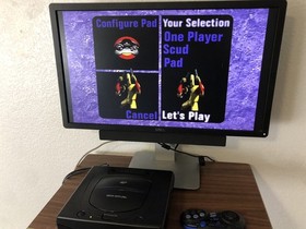 Scud Assassin Sega Saturn 1996 Sega Soft Official Action Adventure Disc Works