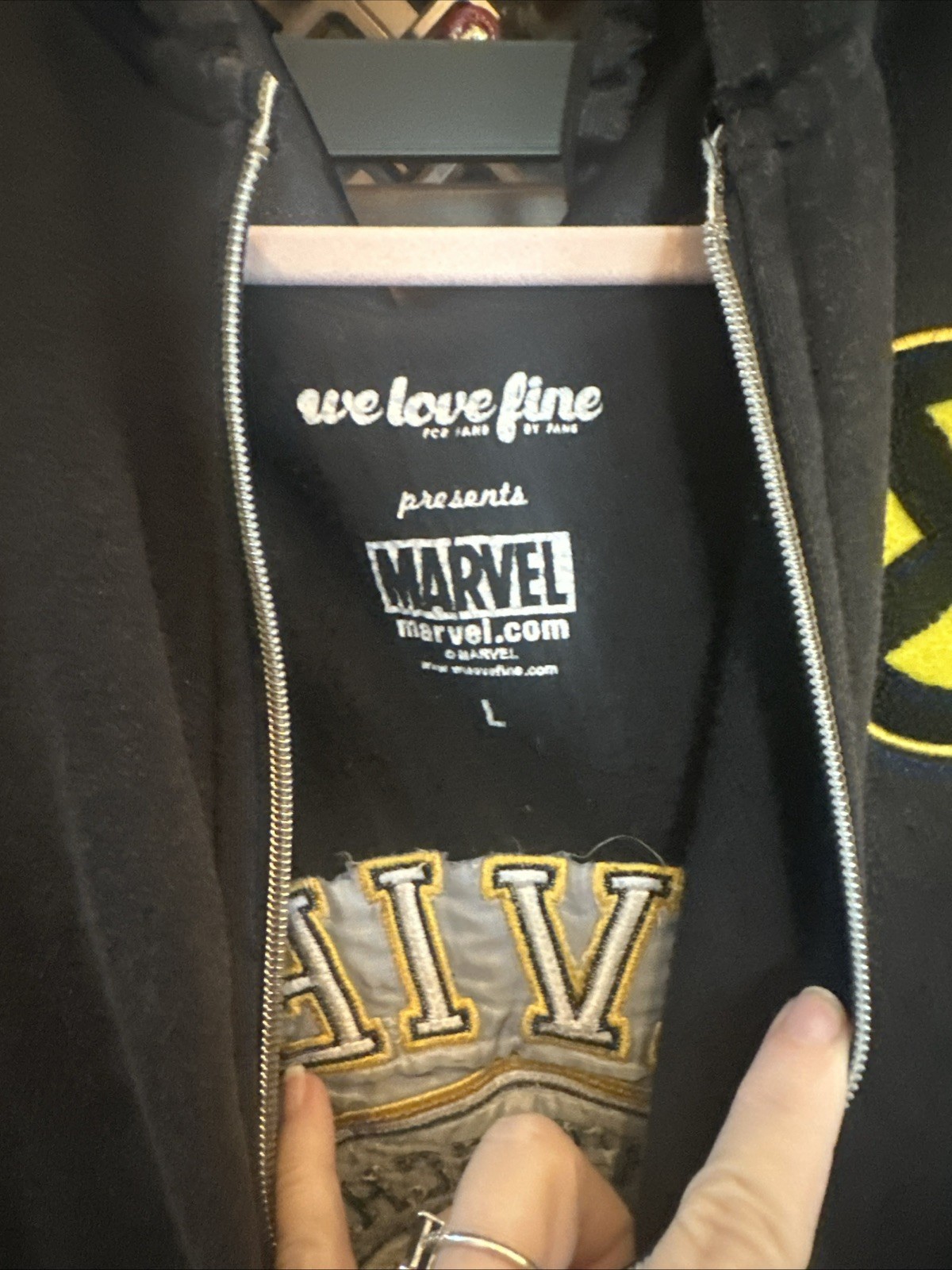 Marvel  Full Zip Hoodie Sweatshirt Adult Large
