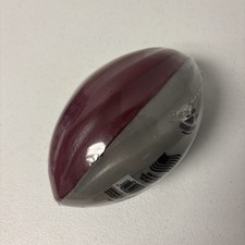 POOF Power Spiral Foam Toy Footballs 8 Gray Maroon/Burgundy