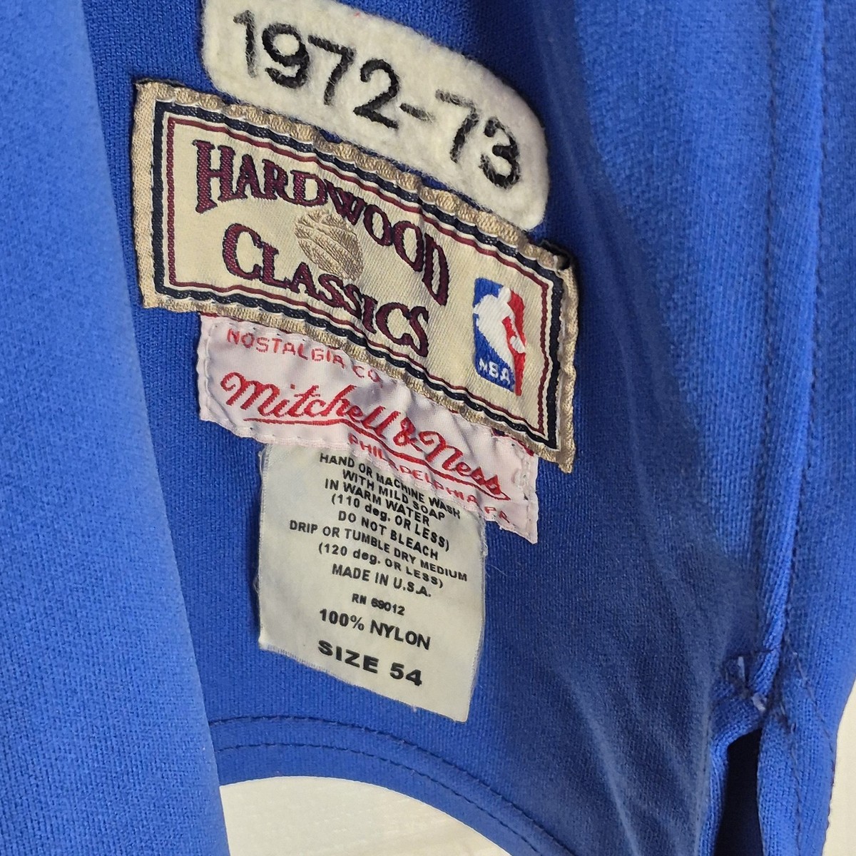Mitchell & Ness Mens Blue NBA Indiana Pacers George McGinnis #30