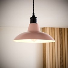 Ceiling Light Shade Lampshade Easy Fit Pendant Metal Domed Kitchen Living Room