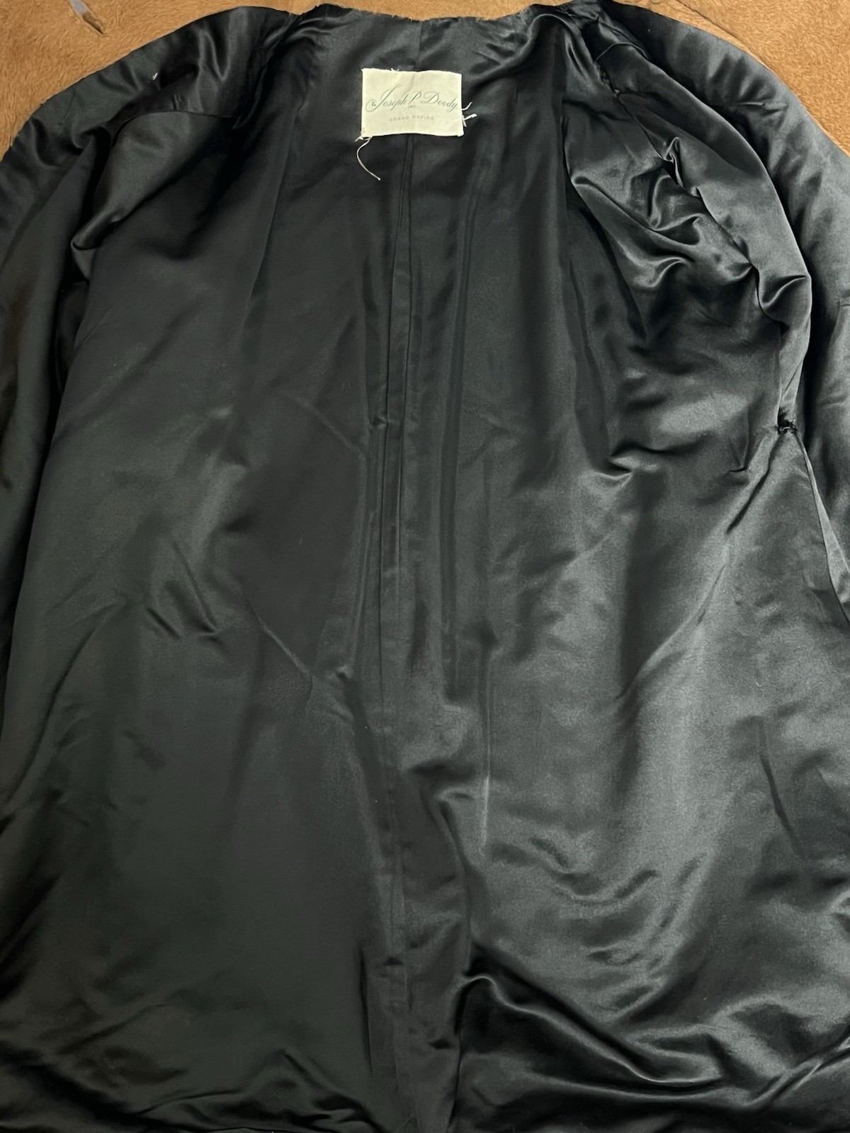 Vintage 1960s Adele Simpson Soft Brown Brushed Wo… - image 5