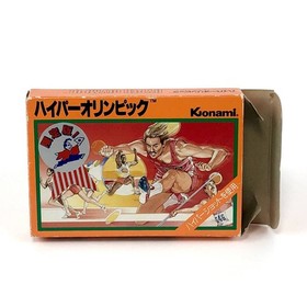 Famicom Hyper Olympic Tonosama Version CIB Tested Konami