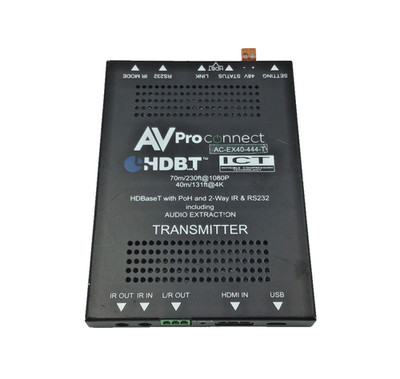AVPro Edge AC-EX40-444-T 40m HDMI HDBaseT Extender 4K PoE i84