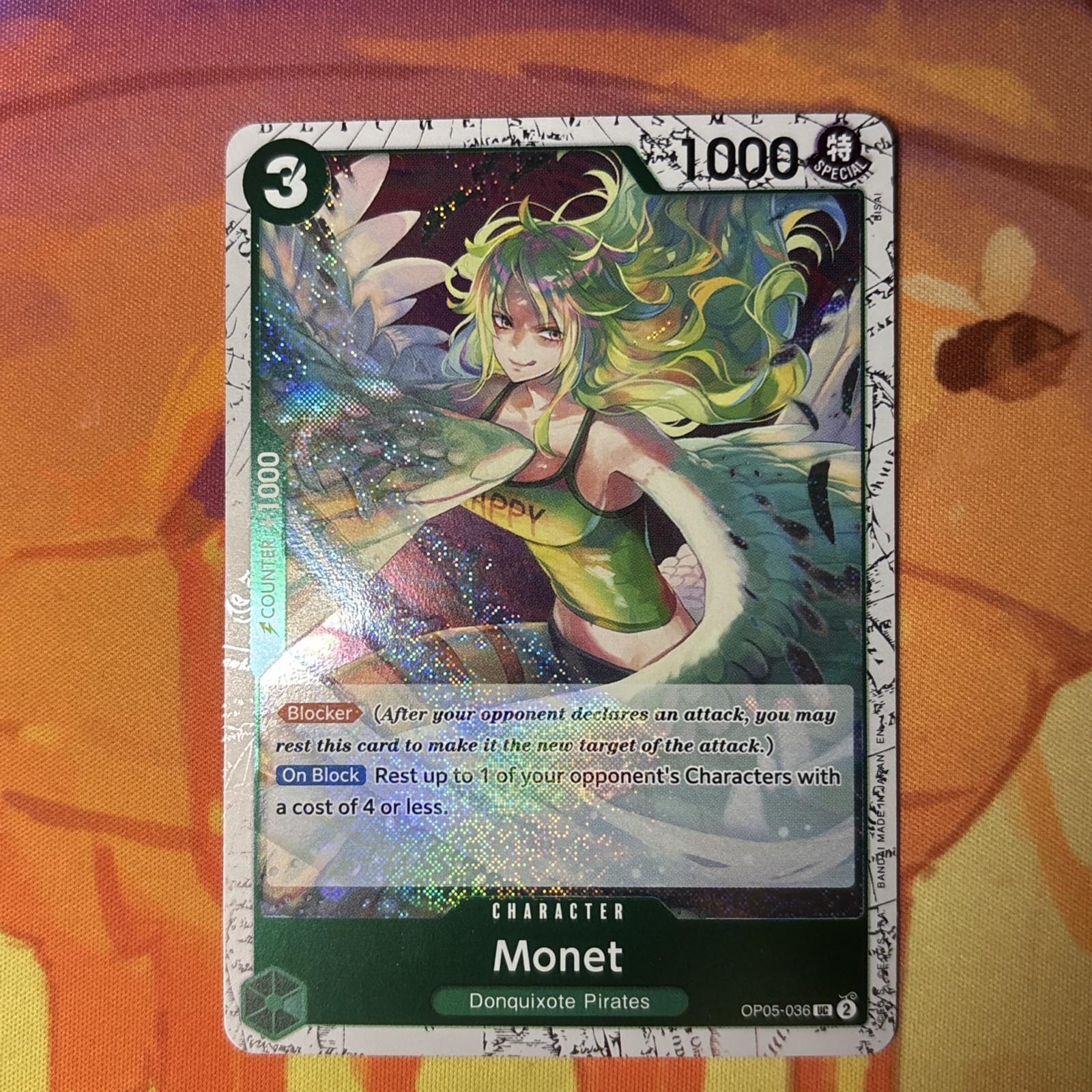 Monet (Pirate Foil) OP05-036 Premium Booster -The Best- Vol. 2 Foil NM